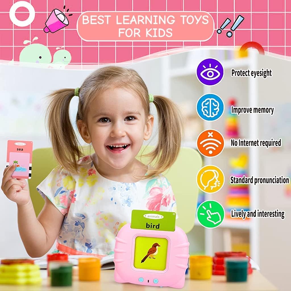 Rechargeable Kids Educational Learning Tablet – Interactive Learning Device for Early Childhood Education, Games, Drawing, Learning & Entertainment