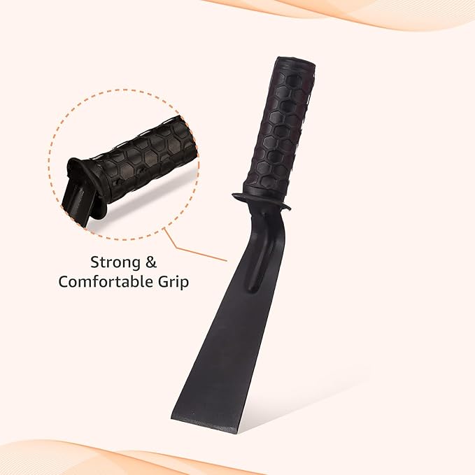 3-Piece Heavy-Duty Gardening Tool Set – Trowel + Cultivator + Hand Fork — For Planting, Transplanting, Digging & Weeding (Home & Terrace Garden Kit)